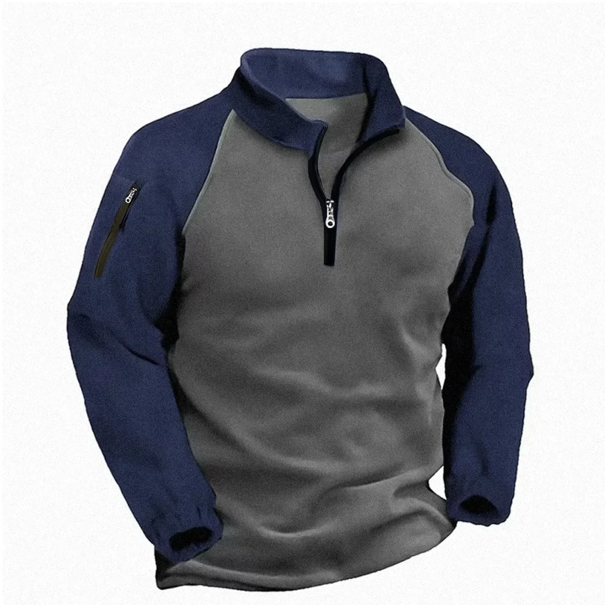 Men's Tactical Jackets Half Zipper Winter Warm Fleece Sweatshirts Outdoor Hunting Shooting Patchwork Pullover Coats Blazer Sets