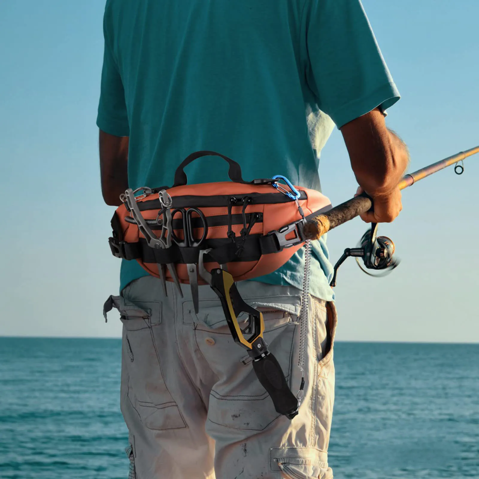 

Outdoor Sport Fishing Fanny Pack Belt Bag Multifunction Tactical Chest Bag Hunting Tool Waist Bag Travel Camping Crossbody Bag