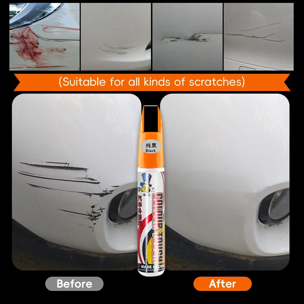Car Scratch Repair Paint Pen Black for Paint Repair Multiple Colors Available Paint Repair Pen Covering Scratch Accessories 6