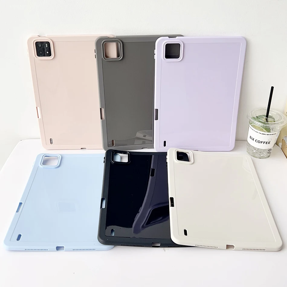 Tablet Case with Pencil Slot - Thick Shockproof Soft Silicone Cover