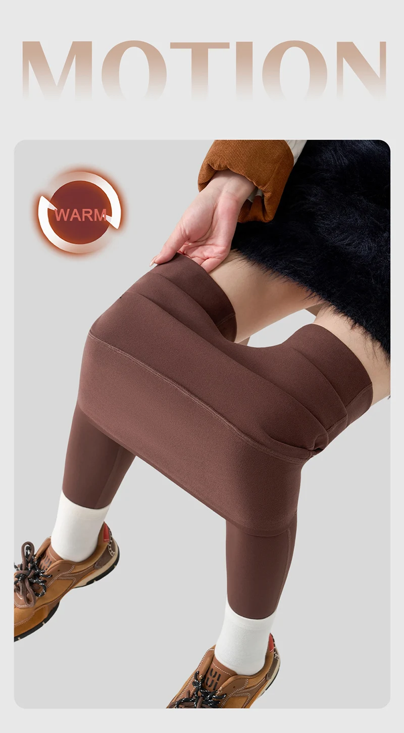 BIVIGAOS Autumn Winter 3D Butt Sharkskin Warm Yoga Leggings Women's Stretch Slim Brushed Light Fleece Fitness Sport Leggings S406978c60f074bccb735b8d6e0cd2bab7