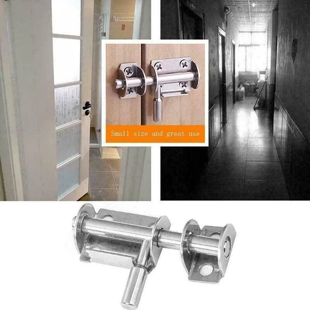 Sliding Bolt Door Latch Home Hardware Accessories 304 Stainless Steel  Cabinet Closet Door Lock Sliding Bolts Latch - AliExpress