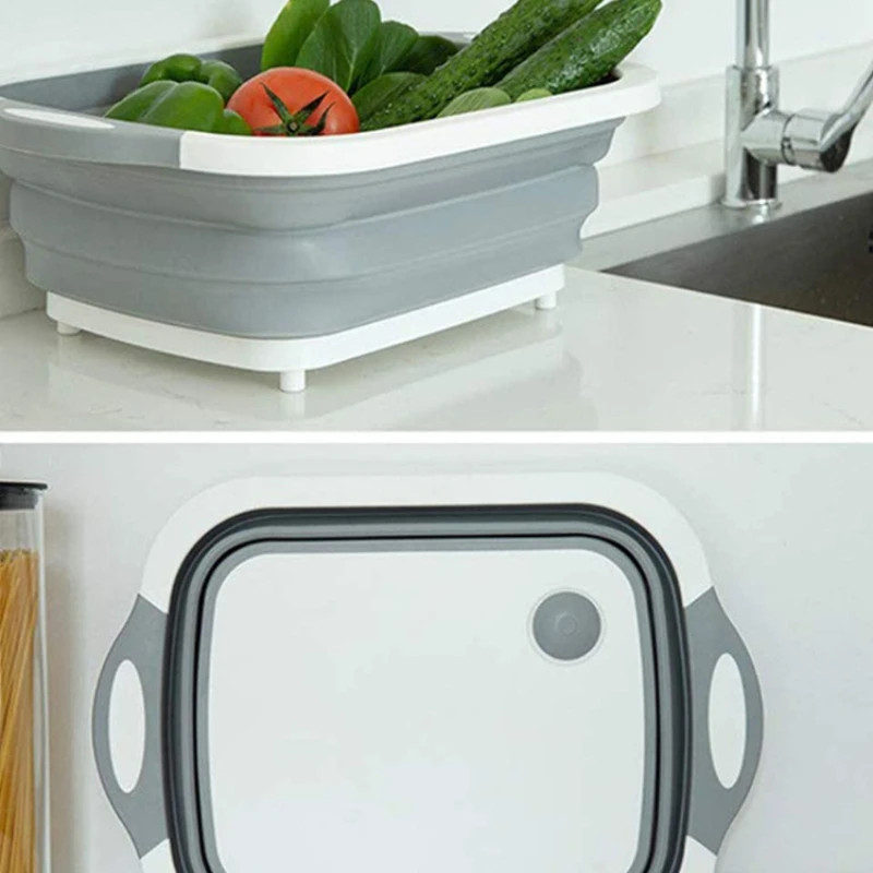DIVCHI Lavabo pieghevole pieghevole con vasca retrattile