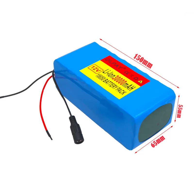 Wholesale Custom High Quality Portable 3S8P 12V 30Ah 12.6V Rechargeable