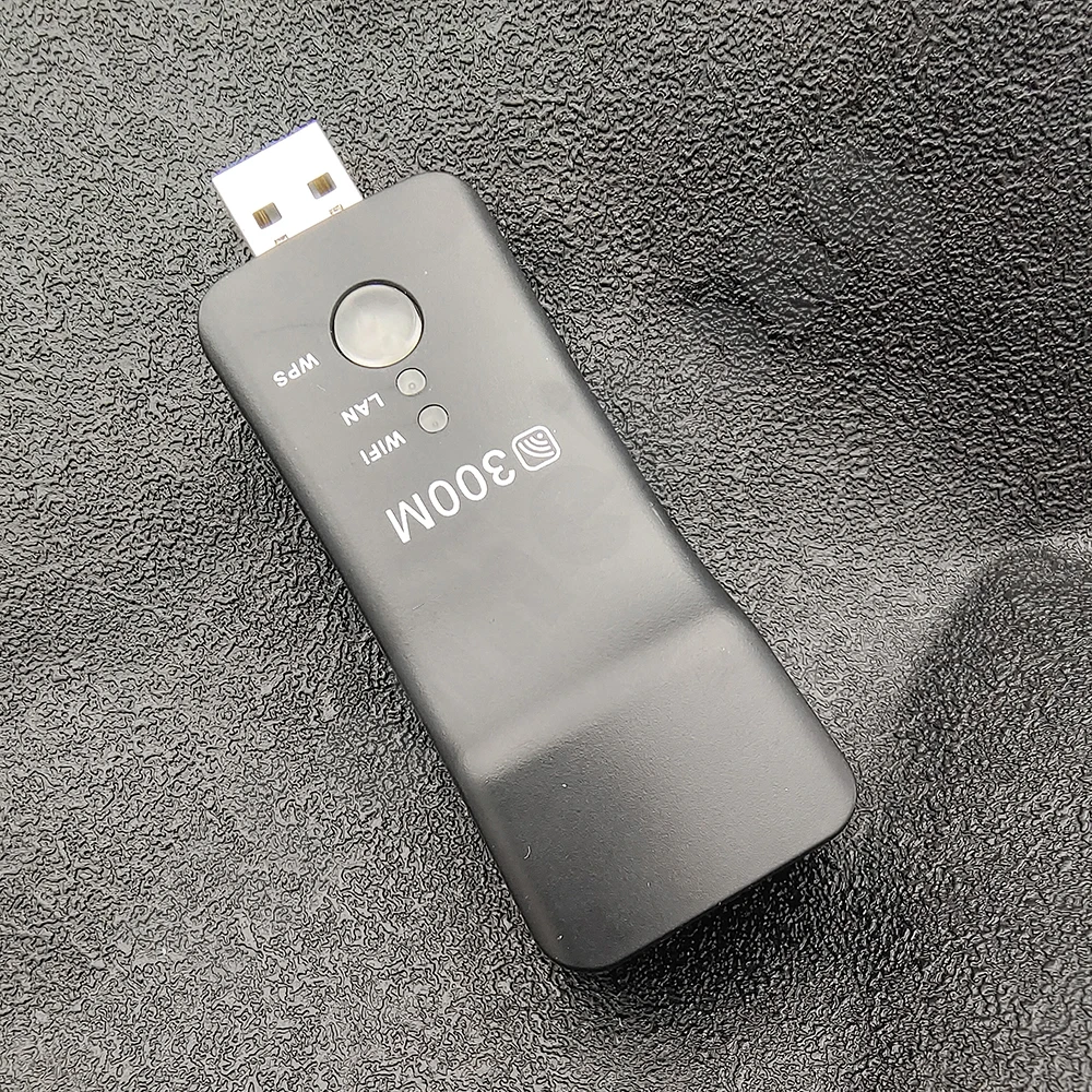 무선 USB WiFi 리피터 300Mbps 스마트 TV 네트워크 어댑터 범용 HDTV RJ45 랜 포트 리피터 AP WPS PC 휴대폰용