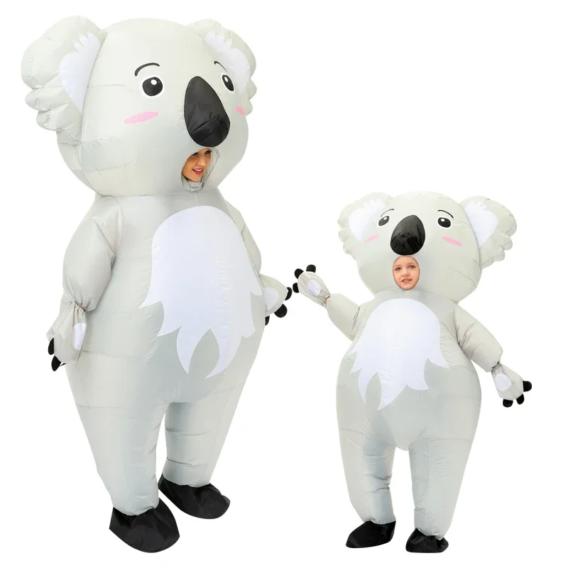 

Parent-Child Games Kawaii Koala Costume Inflatable Clothing for Carnival Halloween Role-Playing Birthday Party Outdoor Sports