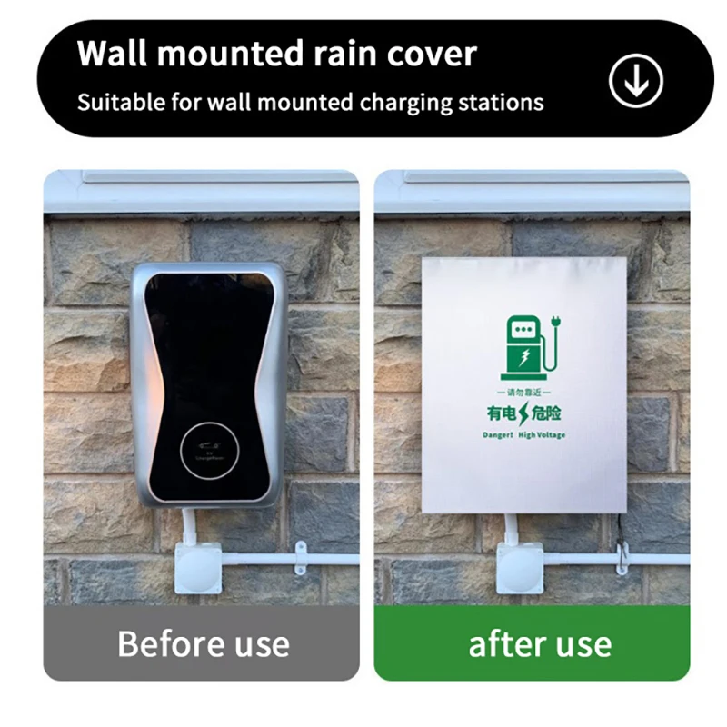 Weatherproof Electric Vehicle Charger Station Cover Protector