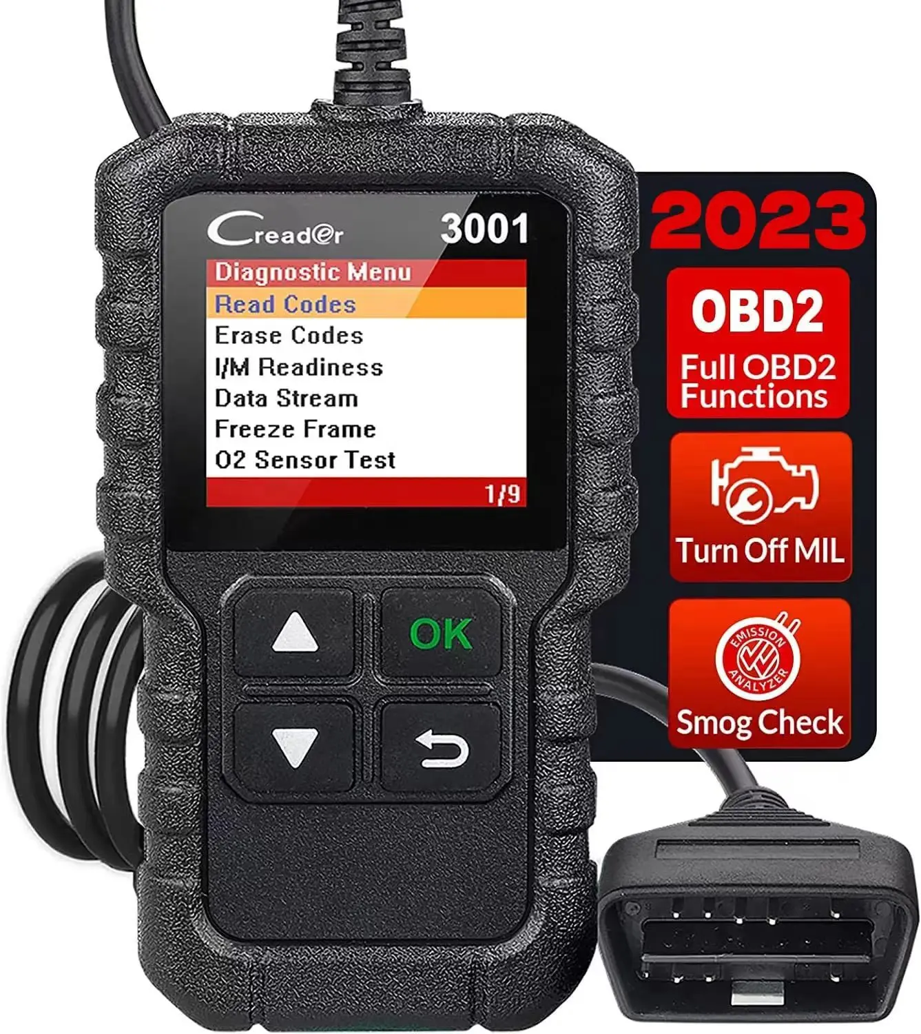 

LAUNCH Automobile Code Reader OBDII/EOBD Scanner Engine Fault Code 3001 Diagnostic tool Scanning Tool Beter Dan AD310