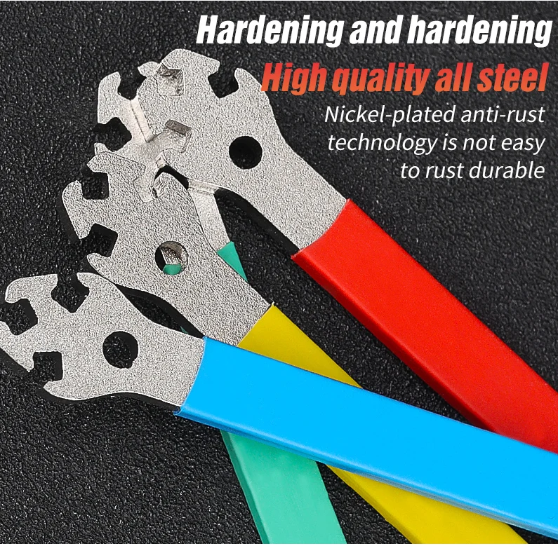 Description Picture 3 of itemLebycle Bicycle Stainless Steel Spoke Wrench Wheel S Tension Correction Repair Tools