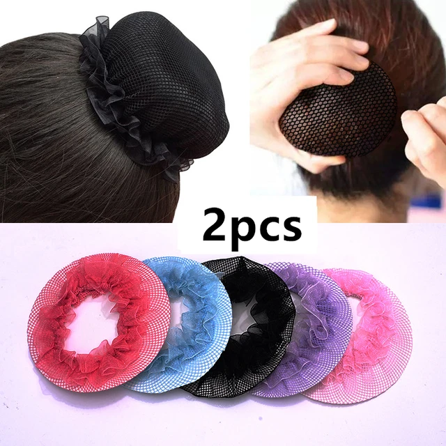 Acquista Rete per capelli elastica riutilizzabile per donne, ragazze,  chignon da balletto