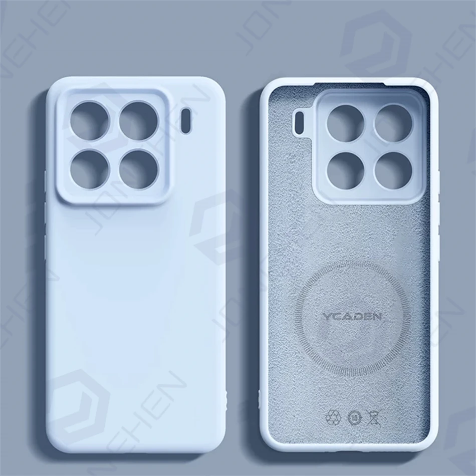 Sleek Candy Liquid Silicone Magnetic Phone Case with Magsafe Wireless Charging Compatibility