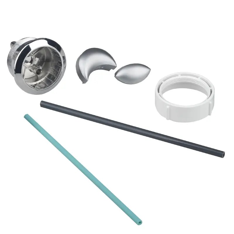 Toilet Accessories 38mm Toilet Double Flush Round Head Button Electroplated Water Tank Switch