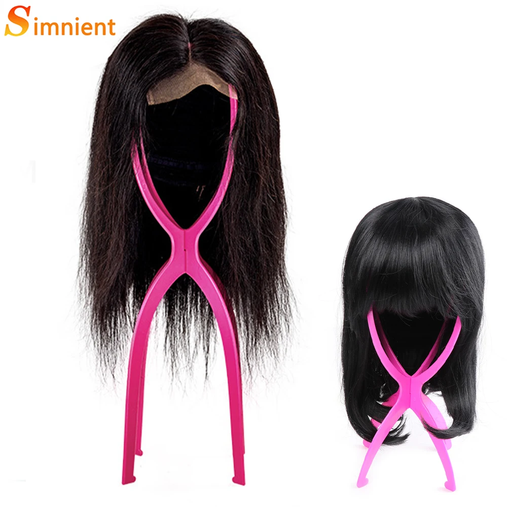 Height 50 And 35 Cm Colourful Wig Stand Mannequin Head/Stand Portable Folding Wig Stand Display Tools For Wigs wig stand wig stand holder wig head mannequin wig storage stand mannequin head holder mannequin head model wig supplies