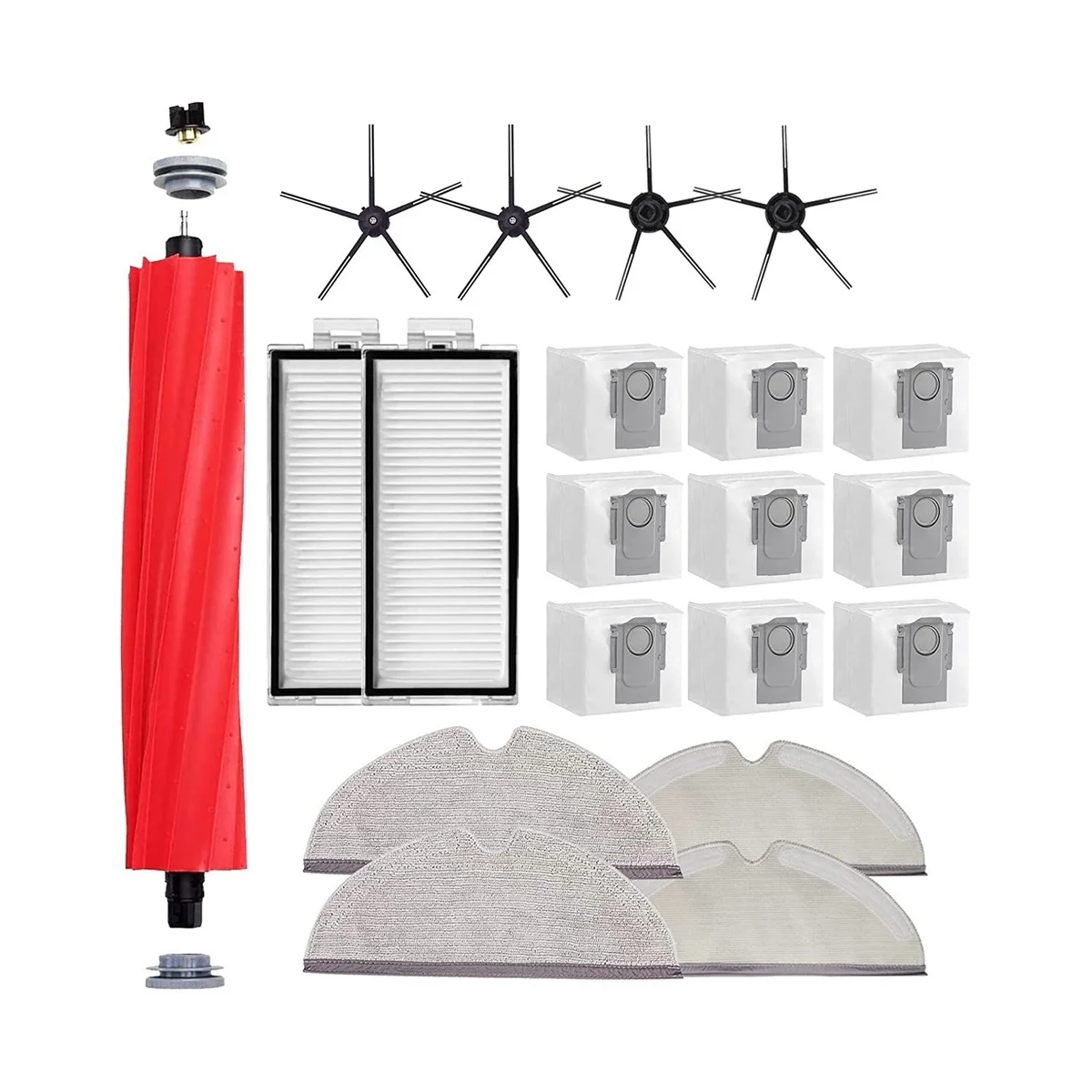 

Набор запчастей для робота-пылесоса, насадка на швабру + / MAX +, основная боковая щетка, фильтр НЕРА