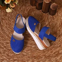 Women Closed Toe Wedge Sandals Women Summer Buckle Strap Gladiator Shoes Woman Fashion Espadrilles Platform Sandalias Mujer - Image 5