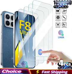 4PCS Premium Tempered Glass Screen Protectors - 4 Pieces