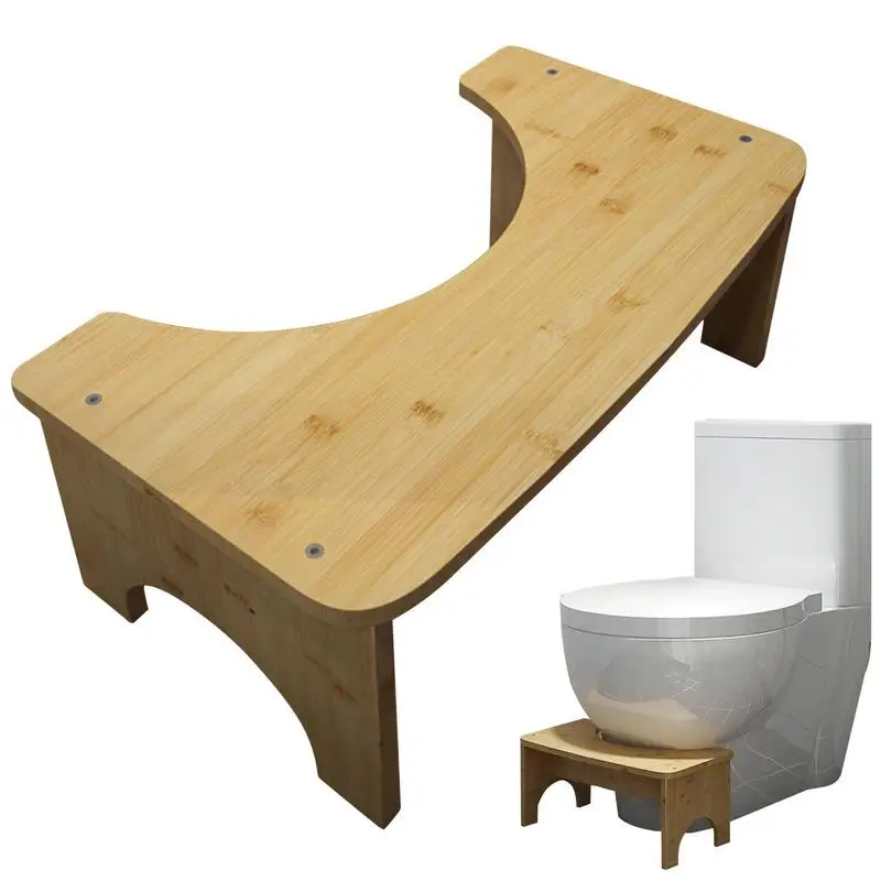 

Bathroom Squatting Stool Toilet Potty Step Stool For Easy Pooping Potty Footstool For Toilet Reusable Toilet Potty Step Stool