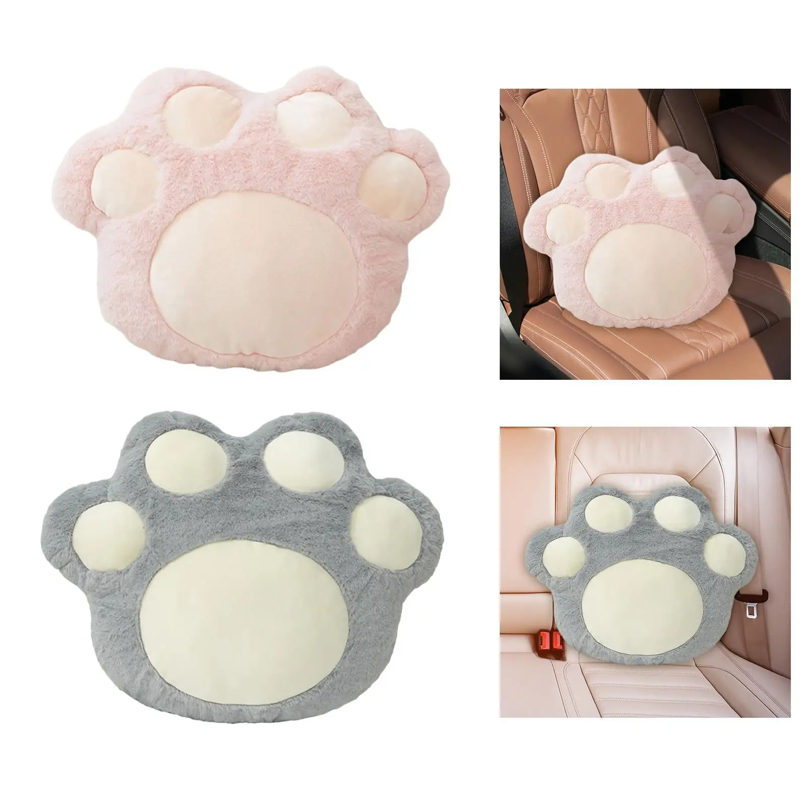 Throw Pillow Floor Pillow Comfortable to Touch Lovely Cute Cat Claw Cushion for Room Decor Sofa Home Office Bedroom Living Room