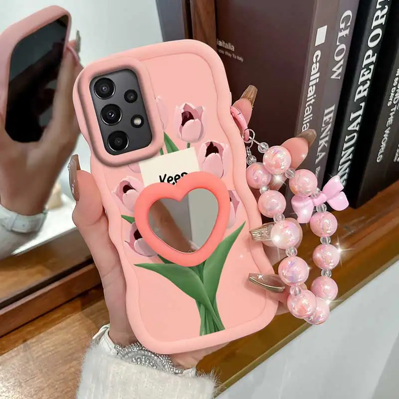 Stay Happy Phone Case Set with Lanyard and Stand - 3-Piece Accessory Bundle