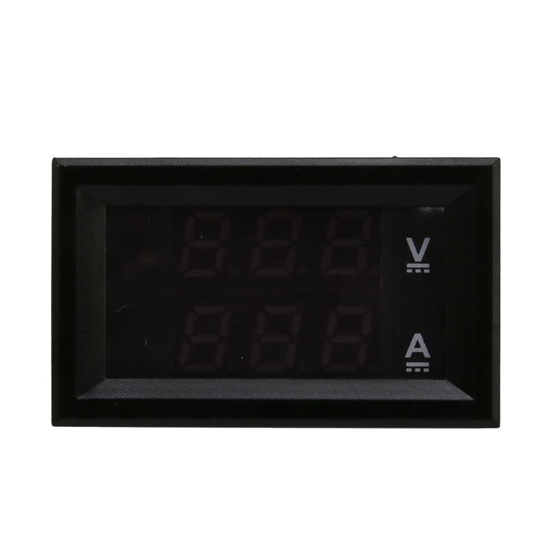 디지털 전압계 Dc100V 10A 전압계 전류계 파란색 + 빨간색 Led 앰프 듀얼