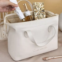 1pc/2pcs Cosmetics Storage Kit Large Capacity Travel Toiletry Bag Makeup Bag Ins Advanced Sense Portable Cosmetic Storage Bag 2