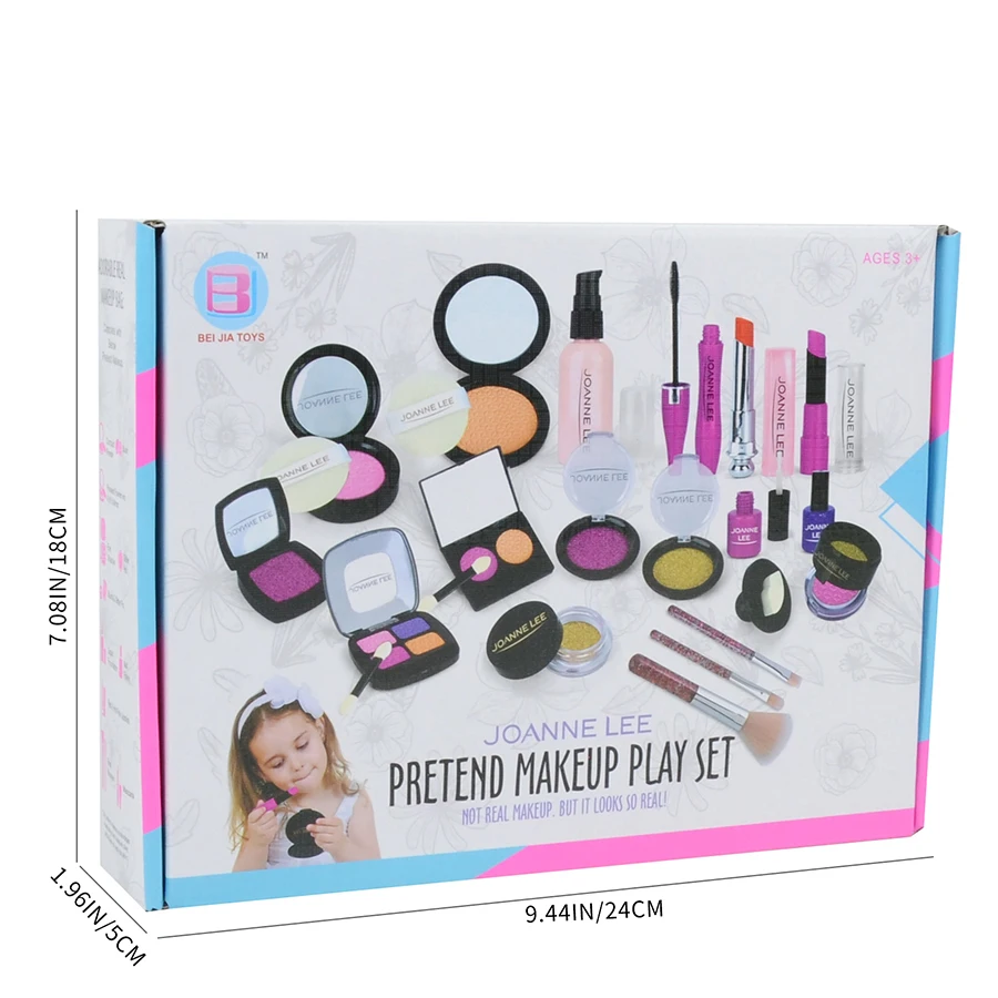 Cosmetics Set Children's Fun Play House Simulation Cosmetic Toys Set Parent-kids Interactive Play Toys Birthday Gifts for Kids