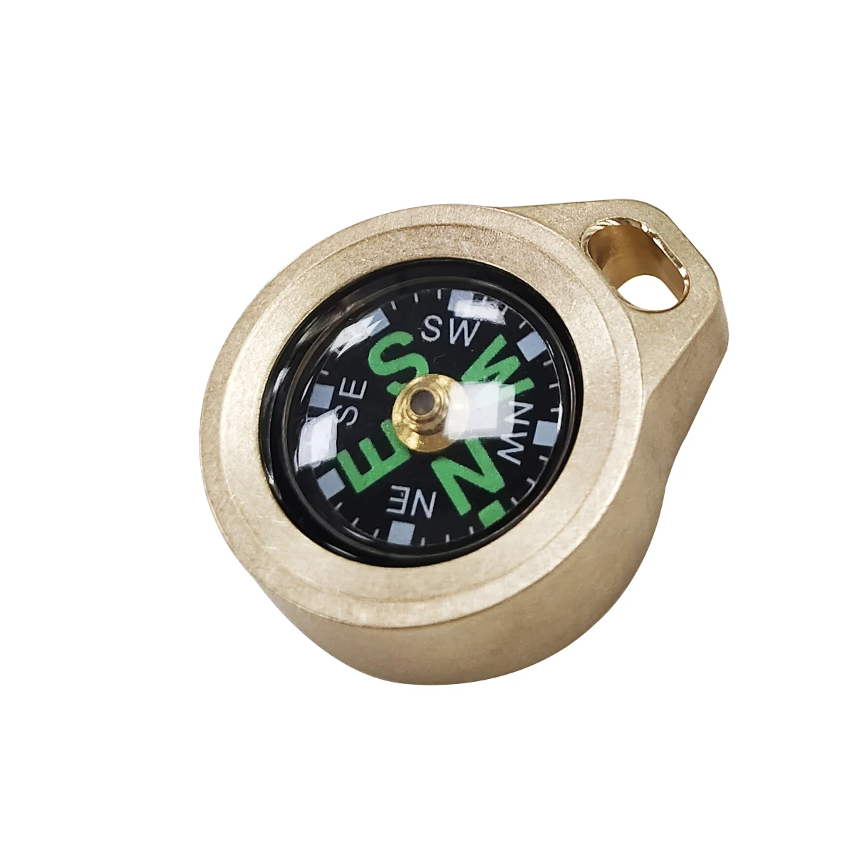 Outdoors Emergency Survival EDC Camping Hiking Pocket Brass Compass Portable Compass Navigation for Outdoor Act Keychain whistle keychain tactical keychain keychain tool keychain charm