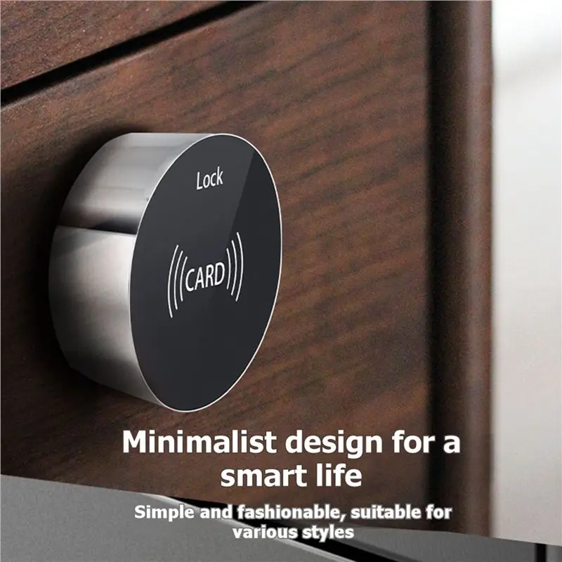 【추수감사절】2X 13.56Mhz RFID IC 카드 감지 캐비닛 서랍 잠금 장치, 사무실 홈 옷장 우편물용 전자 찬장 사물함