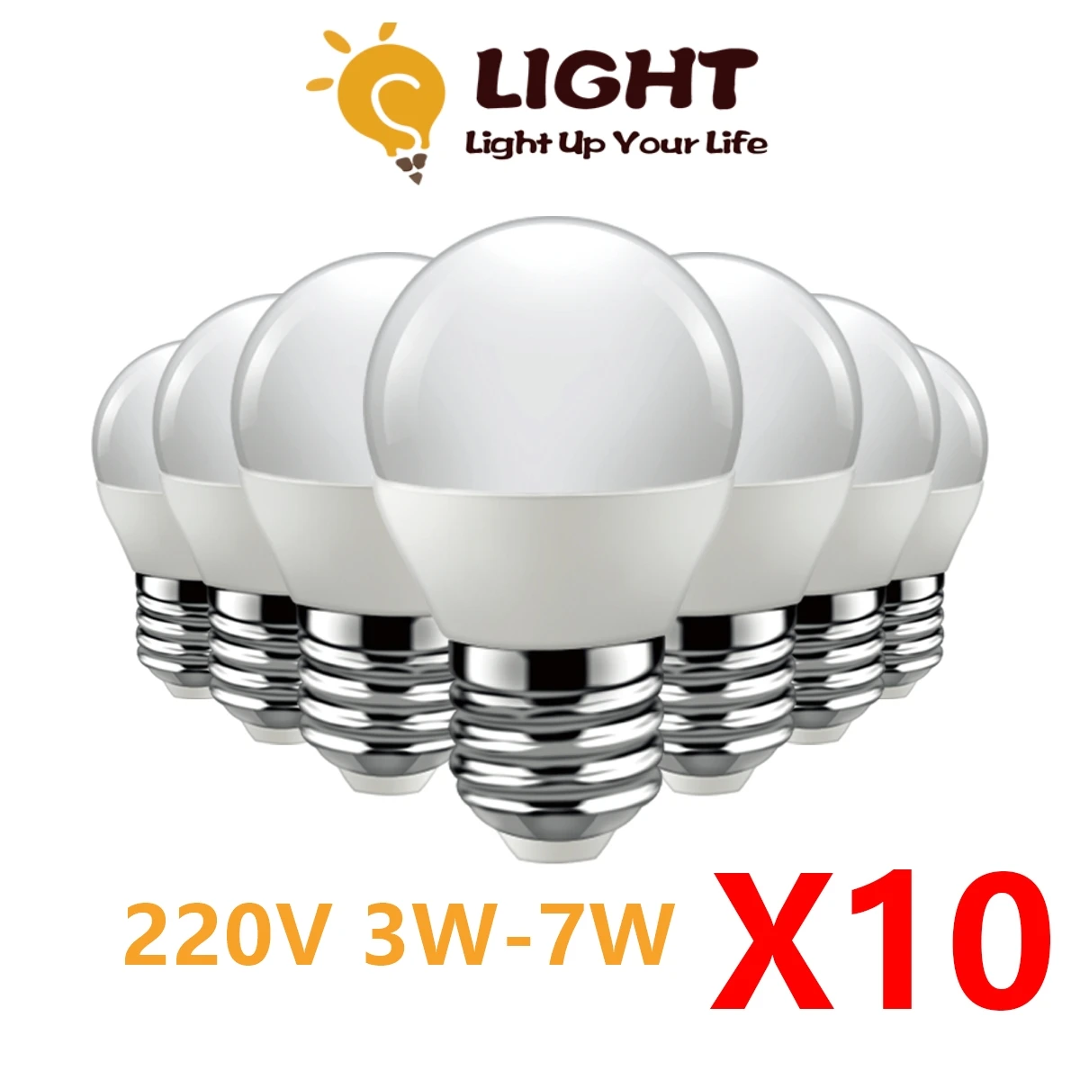 Tanie 10 sztuk lampy z żarówkami LED G45 E27 E14 B22 sklep