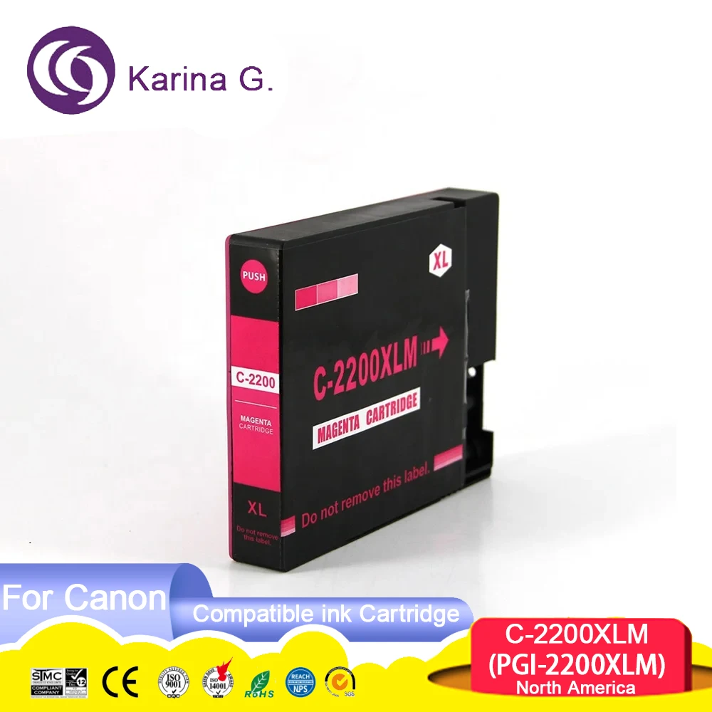 PGI-2200 PGI2200 XL PGI-2200XL PGI2200XL Premium Color Compatible Ink Cartridge