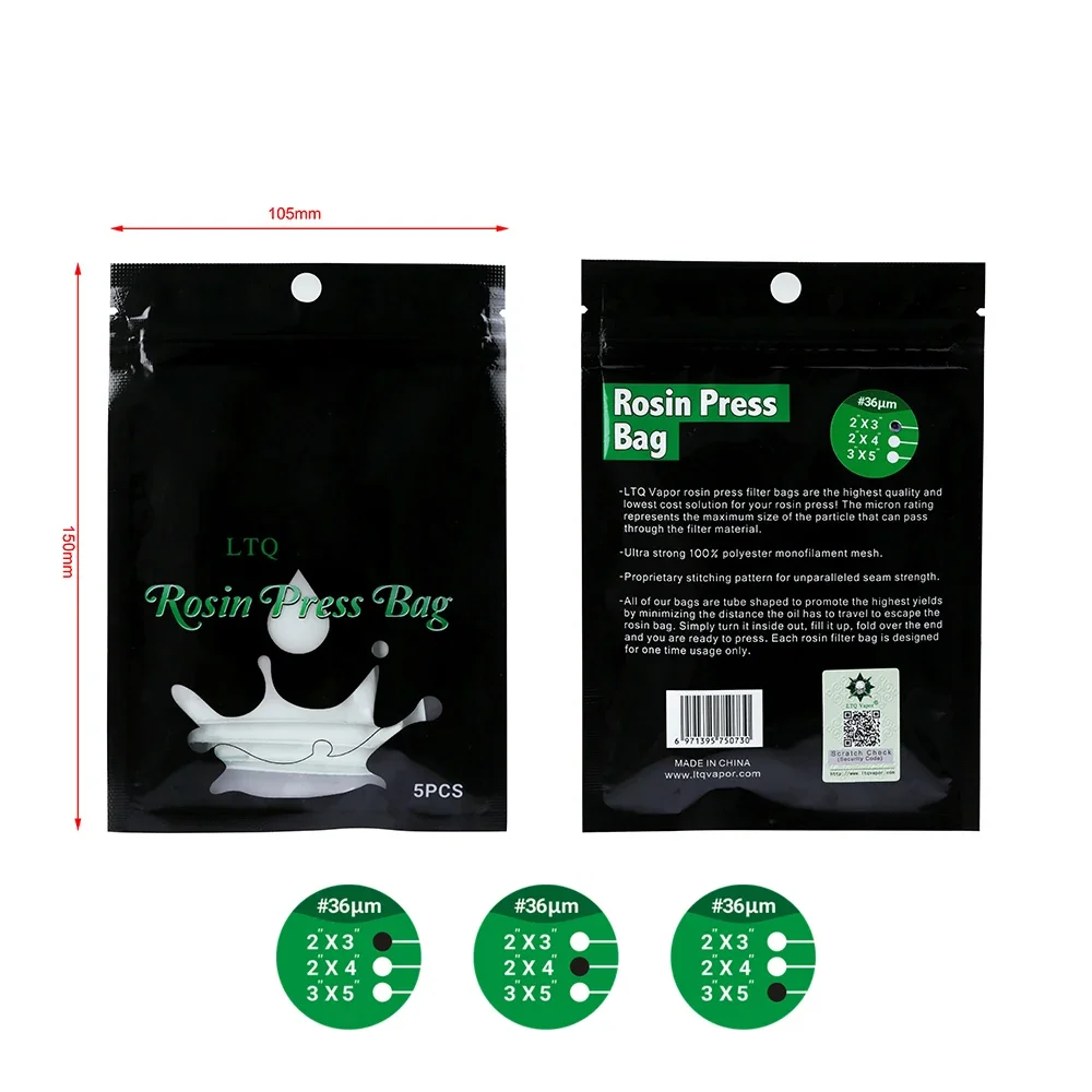 Rosin Press Bag 36/72/90/120um Micron Thickness Nylon Press Bags for WAX Oil Machine Accessories rosin press bags