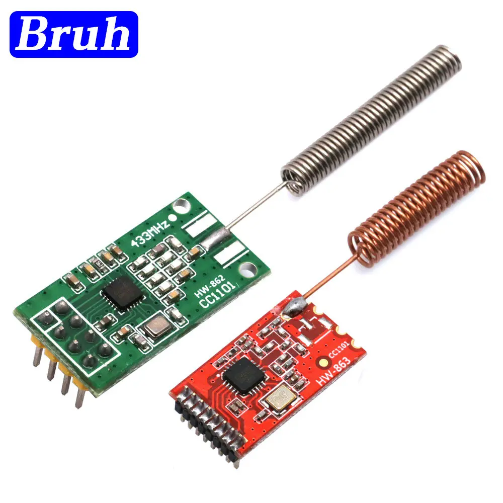 Cc1101 433M 10Mw Modulo Ricevitore Ricetrasmettitore Trasmettitore Wireless Nrf905/Sx1212/Si4432 Trasmissione Dati/Ricetrasmettitore