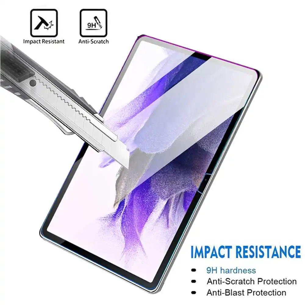 tablet cover 11D Tempered Film Glass For Samsung Galaxy Tab S7 Plus FE Screen Protector pillow tablet holder