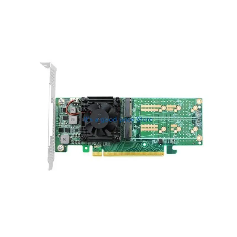PCIe X16 4 포트 M.2 NVMe SSD 전용 어댑터 PLX8747 제어 칩 고속