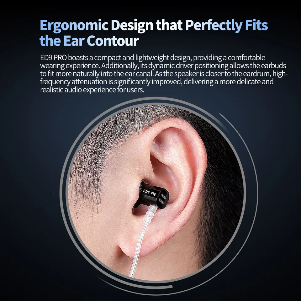 9Z ED9 PRO Oortelefoon met zware bas, muziekheadset, hifi, zinklegering, metalen oortelefoons DQS PR1 ZVX ZSNPRO EDX_voghion.com