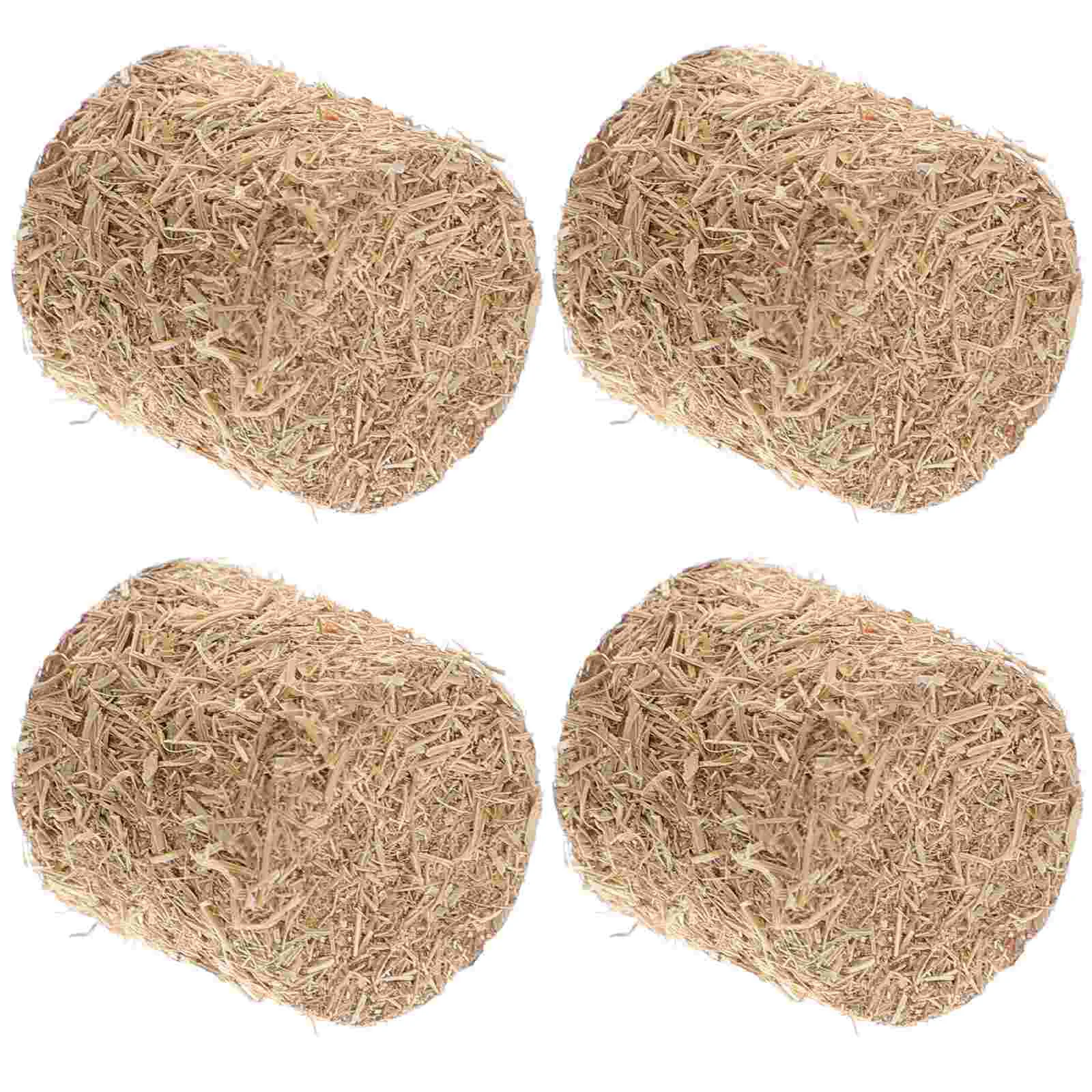 False Hayrick Bales Mini Miniature Bale Dollhouse Decoration Straw