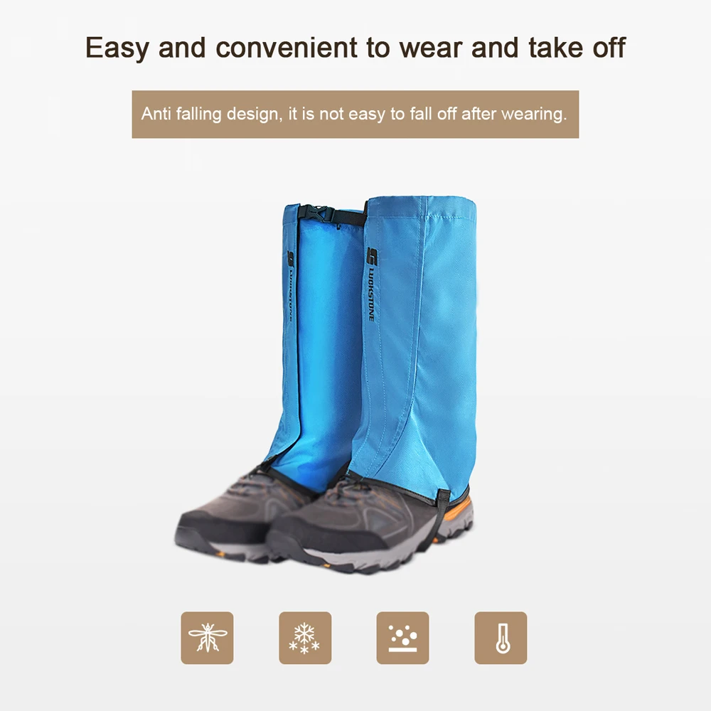 

Outdoor Gaiters Sleeve Leg Protector Climbing Calf Sleeve Snowfield Desert Walking Cycling Waterproof Gaiters Sleeve