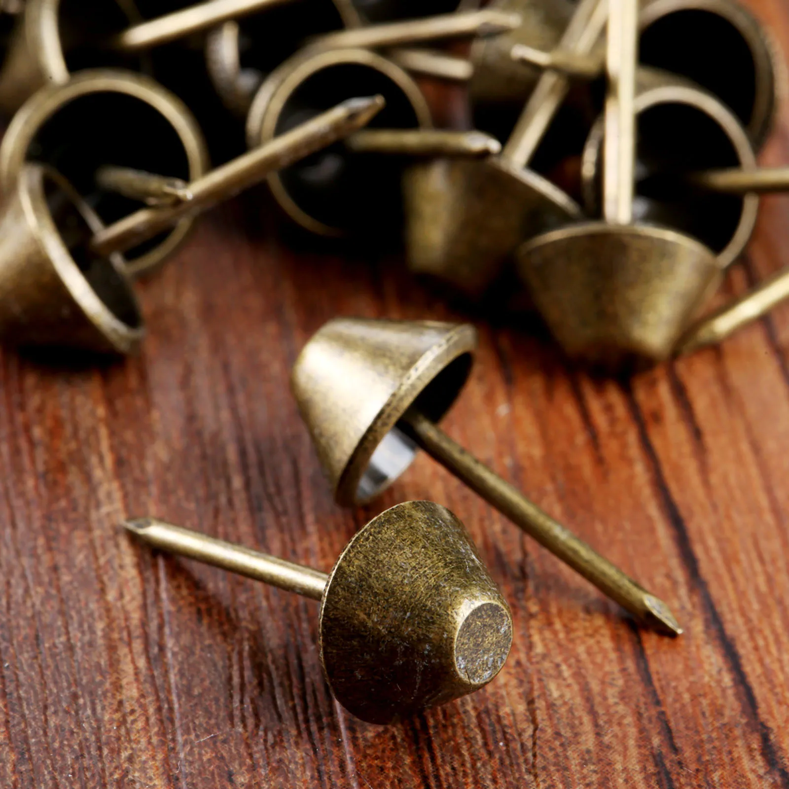 Upholstery Nail 50pcs 11*17mm Antique Bronze Flat Upholstery Nails Sofa Studs Pins Tacks Jewelry Box Basket Furniture Hardware