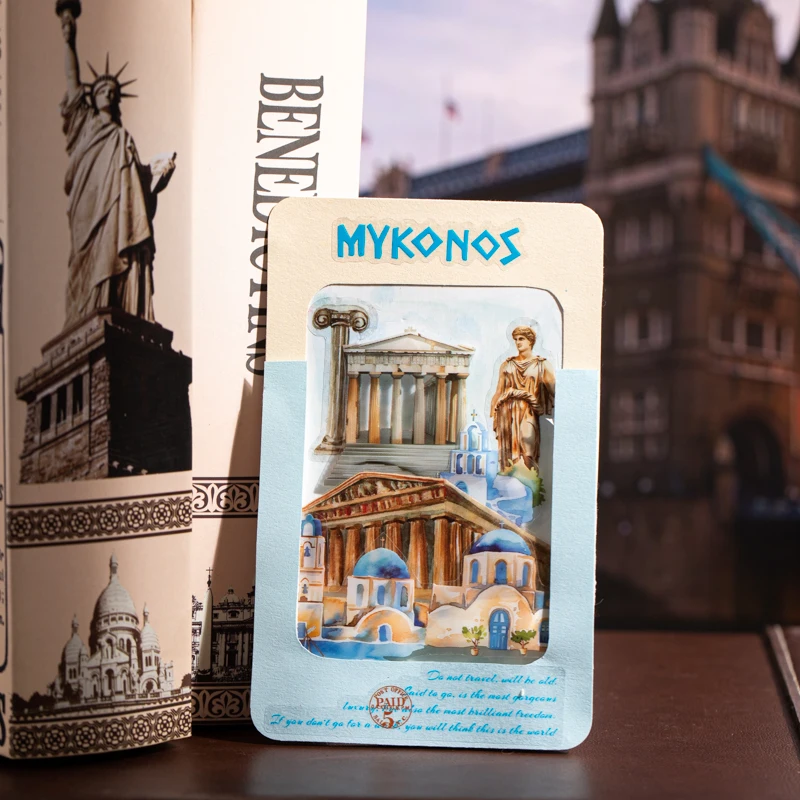 World Travel Decorative Tape Stickers for Journals & Scrapbooking - Creative DIY Supplies