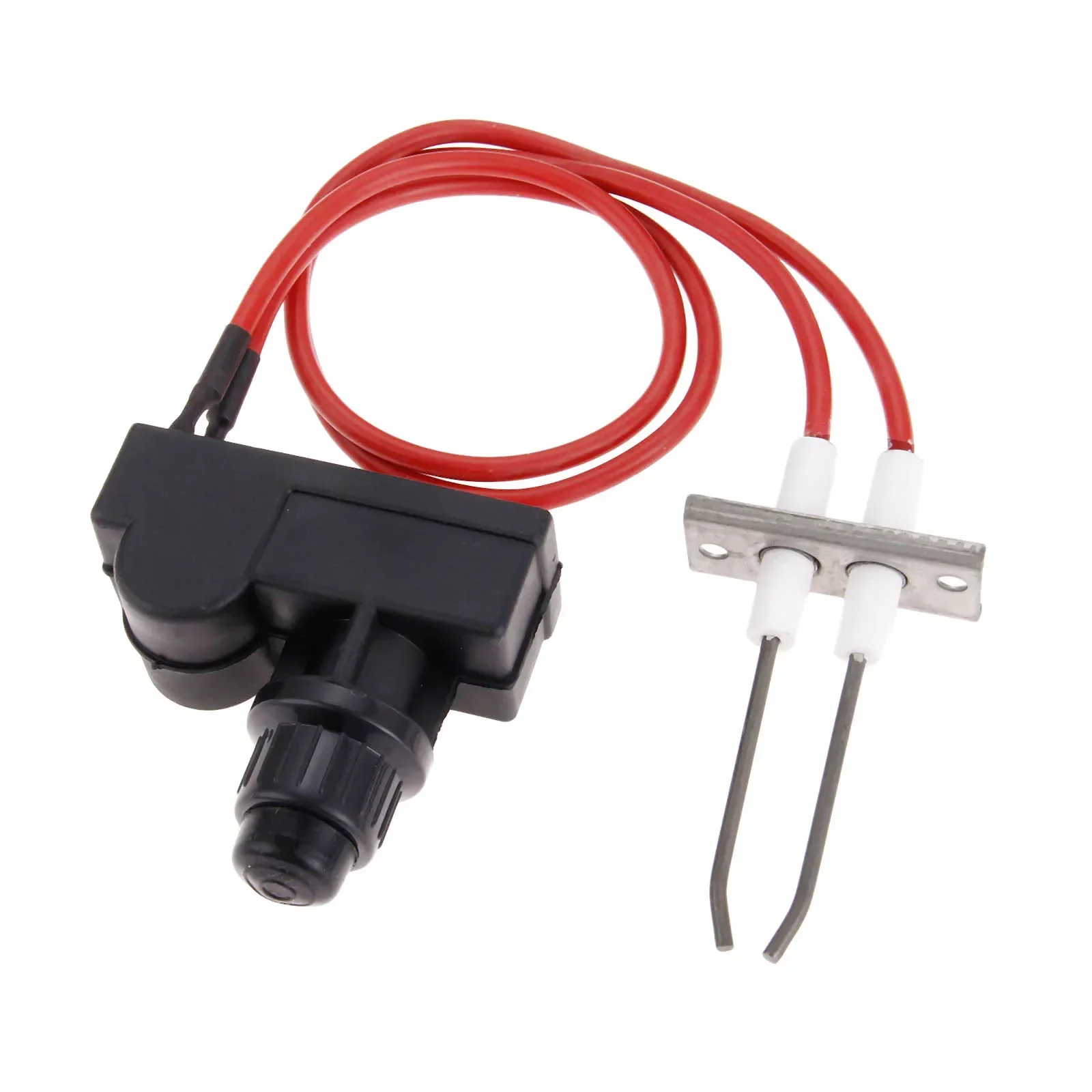1Pc Double Ignition Kit Electronic Igniter with High Spark Plug Wire Length 450mm Each for Grill/ Heater/ Water Heater Gas Equip