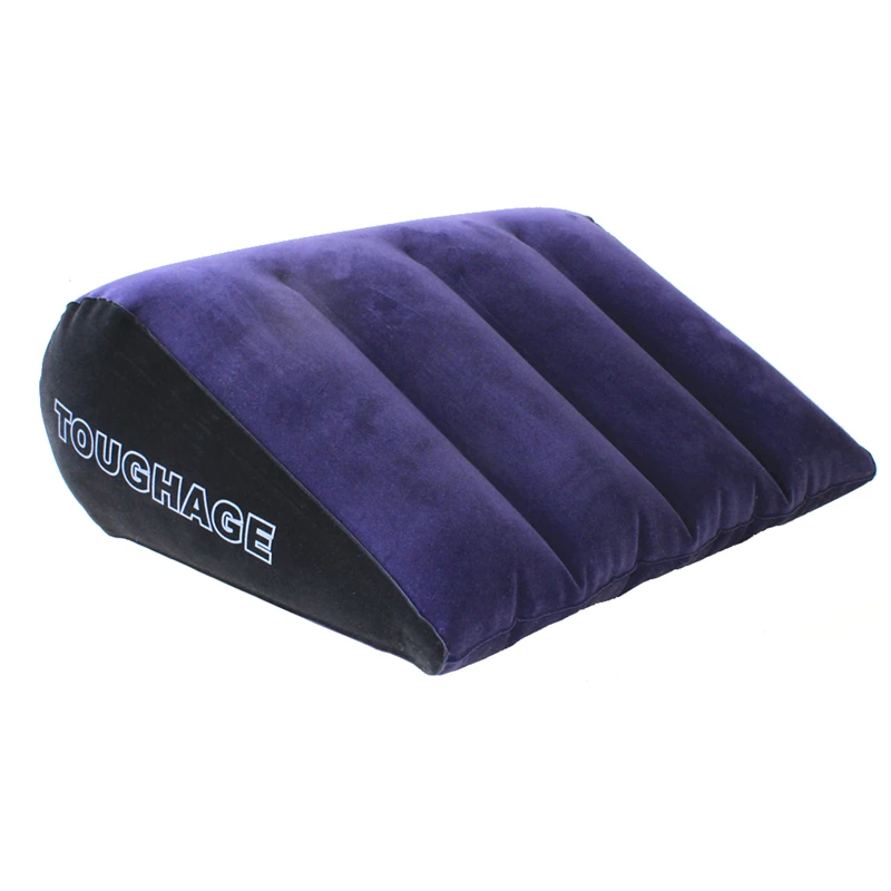 Inflatable Travel Pillow Multifunctional Body Lumbar Yoga Pillow Positions Support Air Cushion Triangular Neck Waist Bed Cushion 2