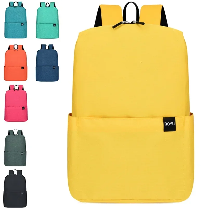 

New style men and women backpack Dazzle small backpack female leisure light student schoolbag travel small bag wholesale price