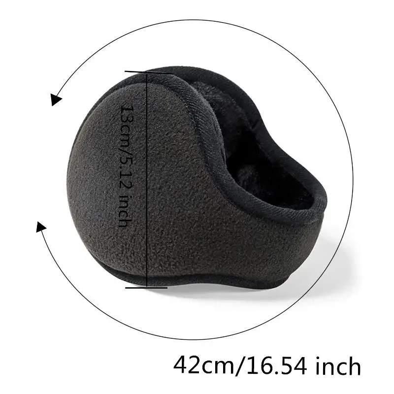 Thicken Winter Unisex Headphones Fleece Warmer Earmuff Warm Plush Cloth Ear Muffs Cover Earwarmers Earlap Warmer Ear Protector