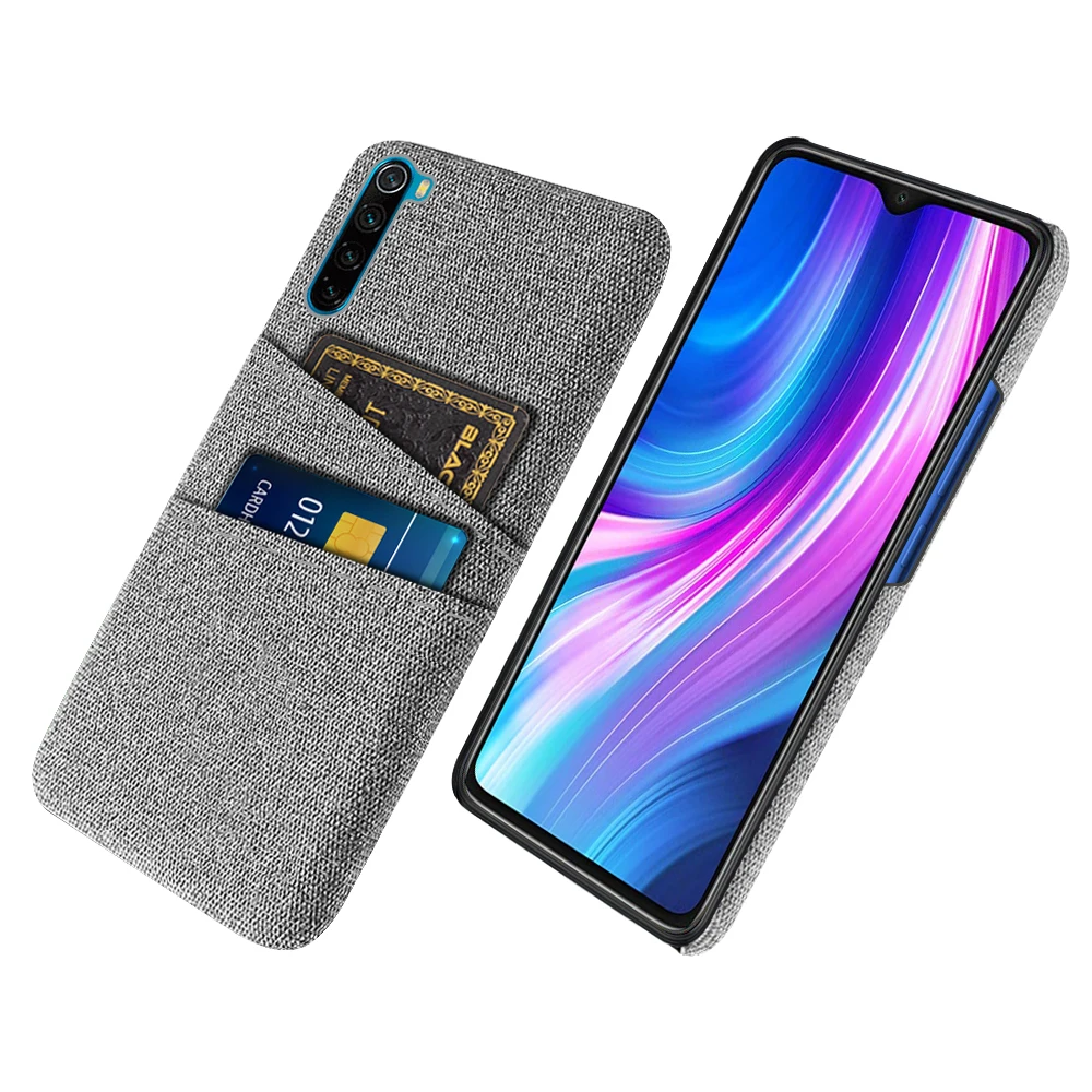 Redmi Note 8T For Xiaomi Redmi Note 8T Dual Card Fabric Cloth Luxury Case For Redmi Note 8T Note8T 8 T Funda Coque Capa Bumper