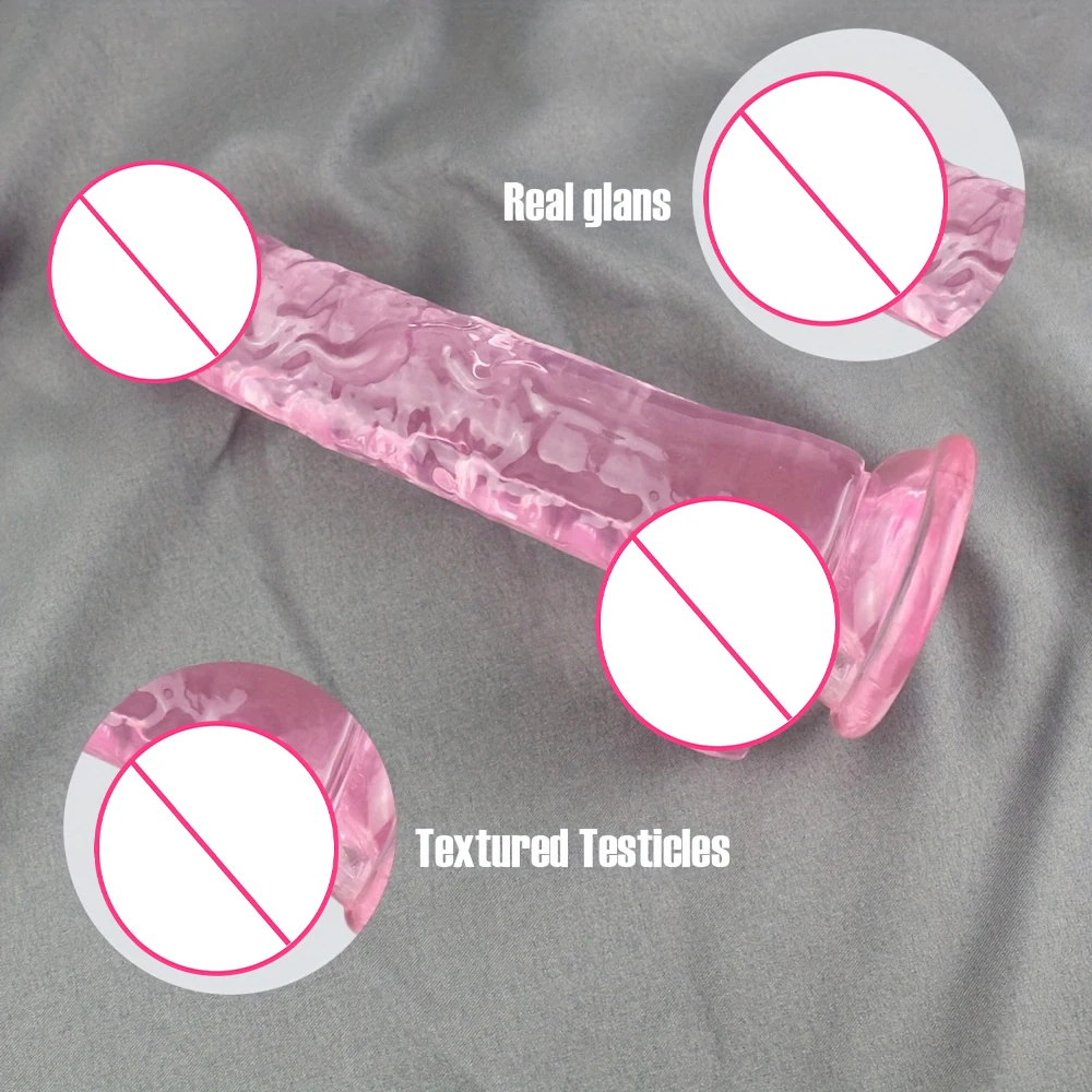 Sex Toys 1PC Manual Realistic Soft Dildo Adult Sex Toys Suction Cup for Women