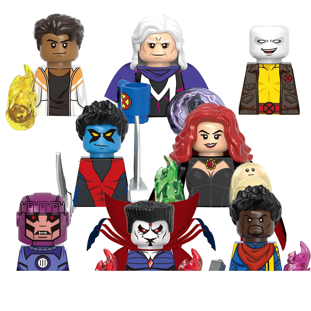 

G0167 Bishop Model Building Blocks Sunspot Bricks Nightcrawler Figure Mini Madelyne Figurines Kid Doll Sinister Toys