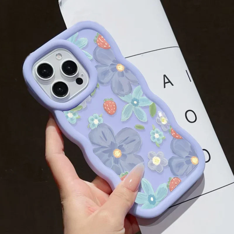 Charming Strawberry Flower Phone Case
