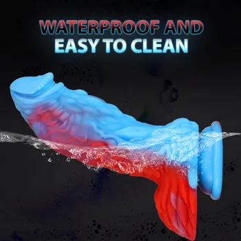 Realistic Dragon Dildo Strong Suction Cup Dildo Prostate Massager Large Anal Butt Plug Thick Dildos Sex Toys for Women Strap on 4