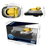 Mini RC Boat Speedboat Submarine 2.4G Wireless Electric Remote Control Hovercraft Ship Model Children Water Fun Pool Toys Gift 2