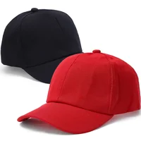 Men Women Unisex Black Hat Solid Color Baseball Cap Snapback Caps Outdoor Sunscreen Hats Fitted Casual Hip Hop Peaked Cap 2